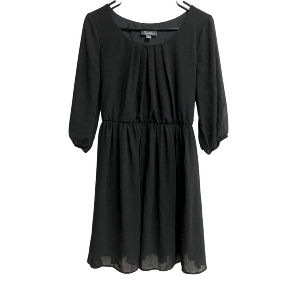 Byer California black long sleeve dress